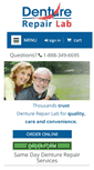 Mobile Screenshot of denturerepairlab.com